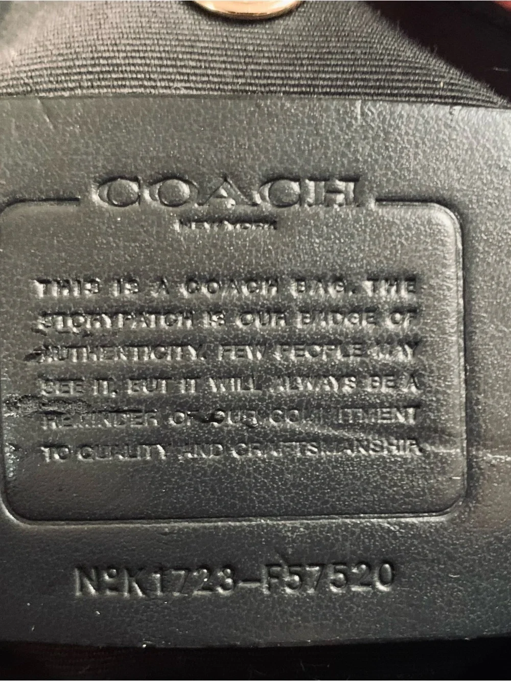 Coach classic black
